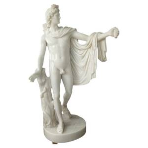 Statue sculptée à <span class=keywords><strong>la</strong></span> main des Trois Grâces en marbre blanc massif classique, sculpture féminine nue pour l'aménagement paysager intérieur et extérieur - Product Image 5