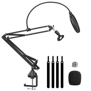 Soporte de escritorio para micrófono ajustable, brazo de suspensión de tijera para pantalla de micrófono azul <span class=keywords><strong>Neumann</strong></span> - Product Image 2