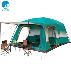 Hoge Kwaliteit Outdoor Activiteit 210T Waterdicht Grote 5-8 Persoon Familie Camping Tent Voor Reizen