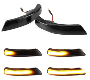 Autodragons MK4 MK8 2019 12V Clignotant de rétroviseur de voiture à LED séquentiel jaune fumé pour B-MAX MONDEO Escape - Product Image 1