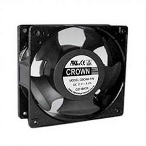 พัดลมแกน DC รุ่น Crown 12038 SERVERT2 แบบลูกปืน  ใบพัดพลาสติก  รองรับ OEM/ODM  48V/24V - Product Image 1