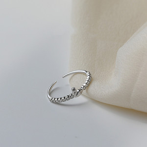 Swan Ring For Women Silver Minimalist Index Finger Jewelry Gift Pave Setting Animal Zodiac Fashion Ring - Product Image 1
