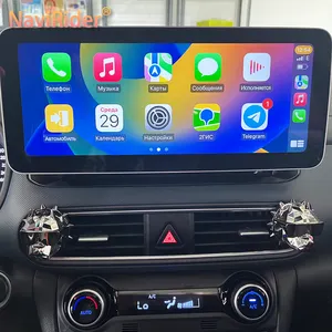 Hyundai कोना 2018 2019 एंड्रॉइड 13 कार रेडियो मल्टीमीडिया वीडियो प्लेयर जीपीएस नेविगेशन स्टीरियो हेड यूनिट 128Gb रोम