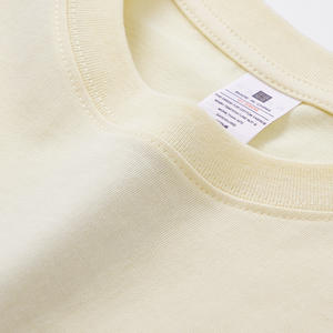 Camiseta de Manga Corta Casual de Algodón 100% para Hombre y Mujer, 230g, Tejido de Punto, Ajuste Holgado, con Logotipo Estampado y Anti-Pilling - Product Image 2