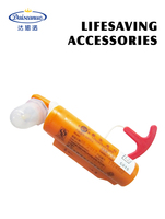 Lumière LED activée par l'eau pour gilet de sauvetage, homologuée SOLAS, lumière stroboscopique de sécurité marine, matériau polyimide pour gilet de sauvetage d'urgence