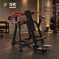 Machine de musculation commerciale SK à charge libre pour presse à épaules assise, équipement d'entraînement de force des bras indépendants pour centre de fitness