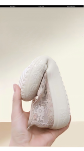 Scarpe da Donna in Pizzo OEM/ODM, Slip-on Traspiranti ed Eleganti per Uso Quotidiano - Product Image 5