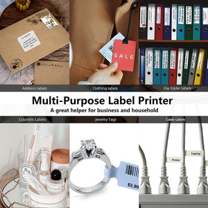 Impresora térmica P50 de 58 mm, mini impresora portátil de etiquetas sin tinta para iOS y Android - Product Image 4