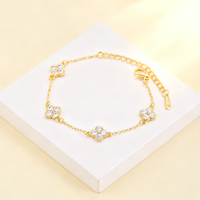 Ensemble tendance pour femme en acier inoxydable de haute qualité, plaqué or 18 carats, double face, trèfle à quatre feuilles, imitation perle coquillage