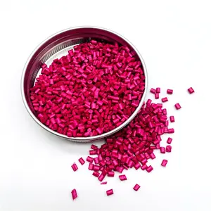 Masterbatch personalizado para plástico efeito pérola cor rosa