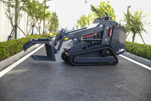 Minipala <span class=keywords><strong>Skid</strong></span> <span class=keywords><strong>Steer</strong></span> con Motore Kubota Diesel e Pinza, Vendita Diretta dalla Fabbrica Cinese - Product Image 2