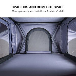 Carpa de <span class=keywords><strong>Techo</strong></span> Plegable de Aluminio con Excelente Vista y Ventilación, Escalera Telescópica, para Acampar en las Cuatro Estaciones, para 2-3 Personas - Product Image 6
