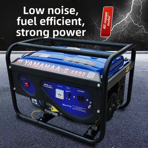 Générateur <span class=keywords><strong>d</strong></span>'<span class=keywords><strong>essence</strong></span> portable monophasé Yamaha modèle 3 kW pour extérieur, petit, économe en carburant, faible bruit, usage domestique - Product Image 2