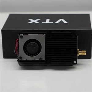 Mejor Transmisor de Video FPV AKK Alpha <span class=keywords><strong>10</strong></span> 10W VTX Conmutable <span class=keywords><strong>2</strong></span>.4GHz 16CH con Audio Inteligente y Alcance Extendido para Drones de Carreras 7Din, Accesorios Metálicos - Product Image 5
