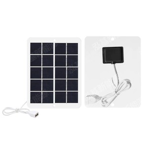 แผงโซลาร์เซลล์ยืดหยุ่น5V 3W | บอร์ดชาร์จโทรศัพท์ USB แบบพกพากลางแจ้ง - Product Image 2