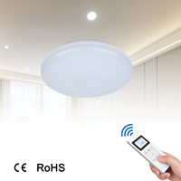 Plafonnier rond monocolore intelligent Zigbee avec contrôle de gradation sans fil, protection oculaire, éclairage intérieur pour appartement et maison