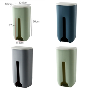 Mini caja de almacenamiento de plástico para cocina, bolsa de almacenamiento para el hogar, ropa interior montada en la pared, almacenamiento en el hogar, calcetines, caja de clasificación, estante de almacenamiento de ropa interior - Product Image 4