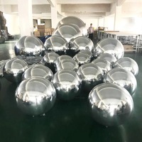 Boules miroir en PVC à double couche, sphères argentées, ballons miroir géants, ballons miroir gonflables colorés irisés pour la décoration