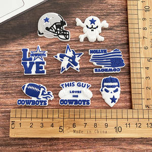 <span class=keywords><strong>Dallas</strong></span> Cowboys Series Friendly EVA Shoe Charms Accessoires Logo DIY personnalisé Expédition rapide en 7 jours - Product Image 4