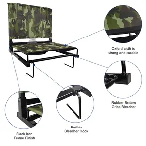 Canbo Stadion Zitplaatsen Met Haak Voor Sportevenementen Opvouwbare Stadionstoel Tribunes Met Rugondersteuning
