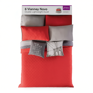 Couette légère double Vianney Novo en polyester matelassé pour l'été - Product Image 1