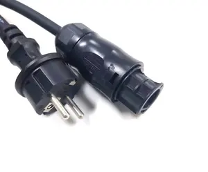 Cable de alimentación de cable de alta resistencia schuko con enchufe hembra Betteri BC01, microinversor inteligente Solar para paneles solares, cable de alimentación resistente de 2, 2, 0