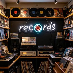 Records Led Letreros Neon LED indoor hanging ambient light shop <b>sign</b> wall decoration light entrance indicator light Custom5V 12V - Product Image 2