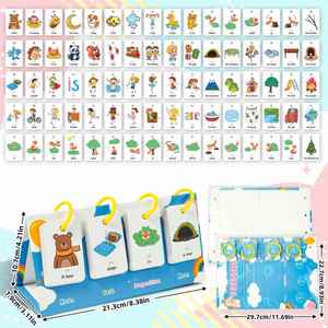 78 Piezas de Materiales Escolares para Jardín de Infancia, Artículos Imprescindibles para el Aula, Materiales de Terapia del Habla, Construcción de Frases para Niños - Product Image 5