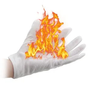 2 Pares (4 piezas) <span class=keywords><strong>de</strong></span> Guantes Mágicos <span class=keywords><strong>de</strong></span> Algodón que se Encienden para Trucos <span class=keywords><strong>de</strong></span> Magia <span class=keywords><strong>de</strong></span> Cerca - Fáciles <span class=keywords><strong>de</strong></span> Usar, Accesorio para Ilusiones <span class=keywords><strong>de</strong></span> Escenario - Product Image 1