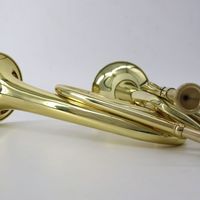 Salinte Lacquered Gold Finish Yellow Brass Bugle Assembly Trumpet-inspired Beginner-Friendly Durable Portable B Tone Instrument