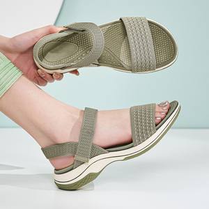 <span class=keywords><strong>Sandalias</strong></span> Deportivas de Plataforma con Tejido <span class=keywords><strong>Fly</strong></span>-Knit para <span class=keywords><strong>Mujer</strong></span> 2025, Zapatos Cómodos y Resistentes al Desgaste, Cierre Deslizante para Verano, Dropshipping - Product Image 5