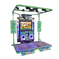 Machine d'arcade Dance Dance Revolution à monnayeur, directement de l'usine, garantie 12 mois, pour parcs d'attractions intérieurs, version anglaise