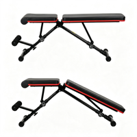 Banc de musculation réglable et pliable multi-positions (plat, incliné, décliné) pour entraînement à domicile et équipement de musculation