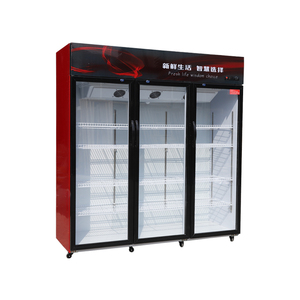 Refrigerador con Puerta de Vidrio, Congelador Vertical, Enfriador Comercial de Bebidas, Refrigerador Comercial con Enfriamiento por Aire, Enfriador de Coca-Cola - Product Image 2