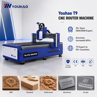 Routeur CNC 4x8 3 axes pour matériaux neufs 2023, routeur CNC pour bois 1325 1530 2030 avec table à vide