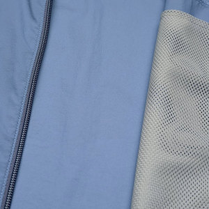 Casual Wear Men Hooded Windbreaker Jacket Blue Polyester Casual Outdoor Sport <b>Coat</b> With Logo Front Zipper Closure Autumn Wear - Product Image 6