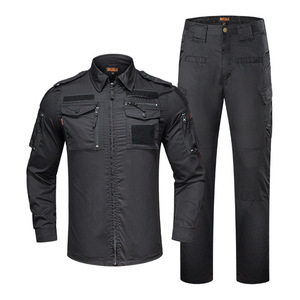 Completo <span class=keywords><strong>da</strong></span> Caccia Mimetico Resistente per <span class=keywords><strong>Uomo</strong></span>, Giacca e Pantaloni Safari, Uniforme Classica Estiva 728 - Product Image 5