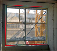 Submarco de Ventana de Poliuretano Ahorrador de Energía, Estructura Reforzada con Aislamiento EPS, Submarco de Extensión