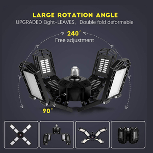 8 Tấm Phát Sáng Sáng 150W Cửa Hàng LED Nhà Để Xe Ánh Sáng 15000LM Nhà Để Xe Có Thể Biến Dạng LED Cho Tầng Hầm Nhà Xưởng Kho Gác Mái - Product Image 3