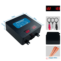 CHY 0-10A Ecualizador Digital con Pantalla LED, Indicador de Voltaje 24V 48V 60V 72V 96V, Balanceador para Baterías 2X12V LiFePO4 GEL B966