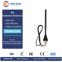 Antenne de cabinet WiFi 2,4 GHz 5G 3-5dBi étanche à montage par vis omnidirectionnelle pour passerelle IoT