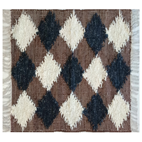 High Quality Handmade Cotton Rag Rugs Natural Indian Supplier Wholesale Carpet for Home Decoration Living Room Bedroom Floor Use