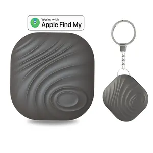 Pencari kunci pintar bersertifikasi Apple MFi temukan perangkat saya Tag Air Tag pelacak lokasi untuk Dompet kartu kunci Tas anjing