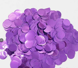 Paillettes PET modernes et tendance en violet, personnalisables pour la décoration de fête, confettis de ballons et <span class=keywords><strong>embellissement</strong></span> de cadeaux - Product Image 1