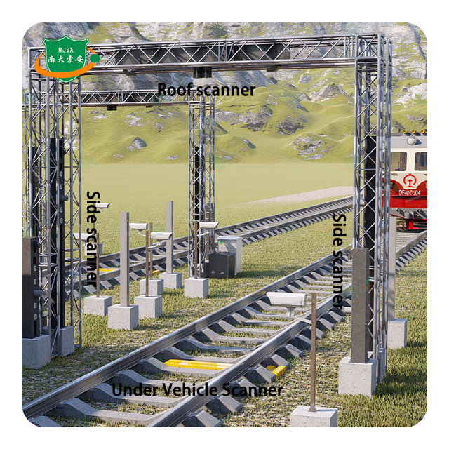 Direct Deal Anti-Hiding Anti-Illegal Immigrant Under Vehicle Inspection System with Remote Control for Train Inspection UVSS