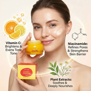Tratamiento OEM para la Hiperpigmentación, Corrector de Manchas Oscuras Personalizado, Crema con Vitamina C, Niacinamida y Ceramida, Reparación de la Barrera Cutánea, para Salón - Product Image 2