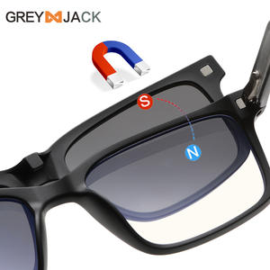 Gafas de Sol Magnéticas Greyjack, Montura TR90, Lentes TAC, Anti Luz Azul, Polarizadas, Visión Nocturna, Montura Completa para Mujer, Aleación de Cobre CPTR90 - Product Image 5