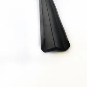 אספקת רצועות איטום EPDM PVC, רצועות גומי שחוללו מסך רוטט בצורת U, רצועות גומי מוצק PVC גומי שחור