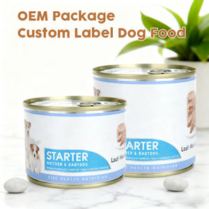 Ambalaj ve Gıda Şekli Özelleştirilmiş Köpek Konserveleri Ücretsiz Etiketli Gıda Konserve OEM Paket Özel Etiketli Köpek Maması Teneke Kutu Evcil Hayvan Şişeleri - Product Image 4