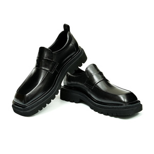 Chaussures en cuir pour hommes de haute qualité, faites à la main, style Oxford, pour affaires, mariage, automne, imperméables, avec lacets en cuir - Product Image 5